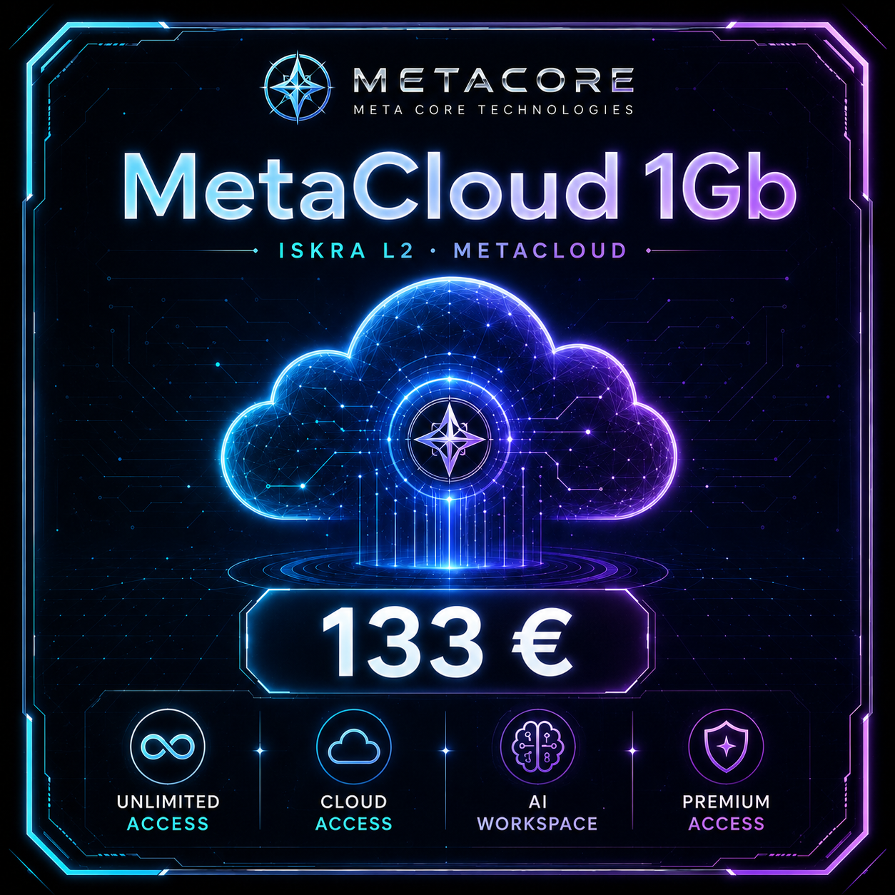 MetaCloud 1GB · 133 €