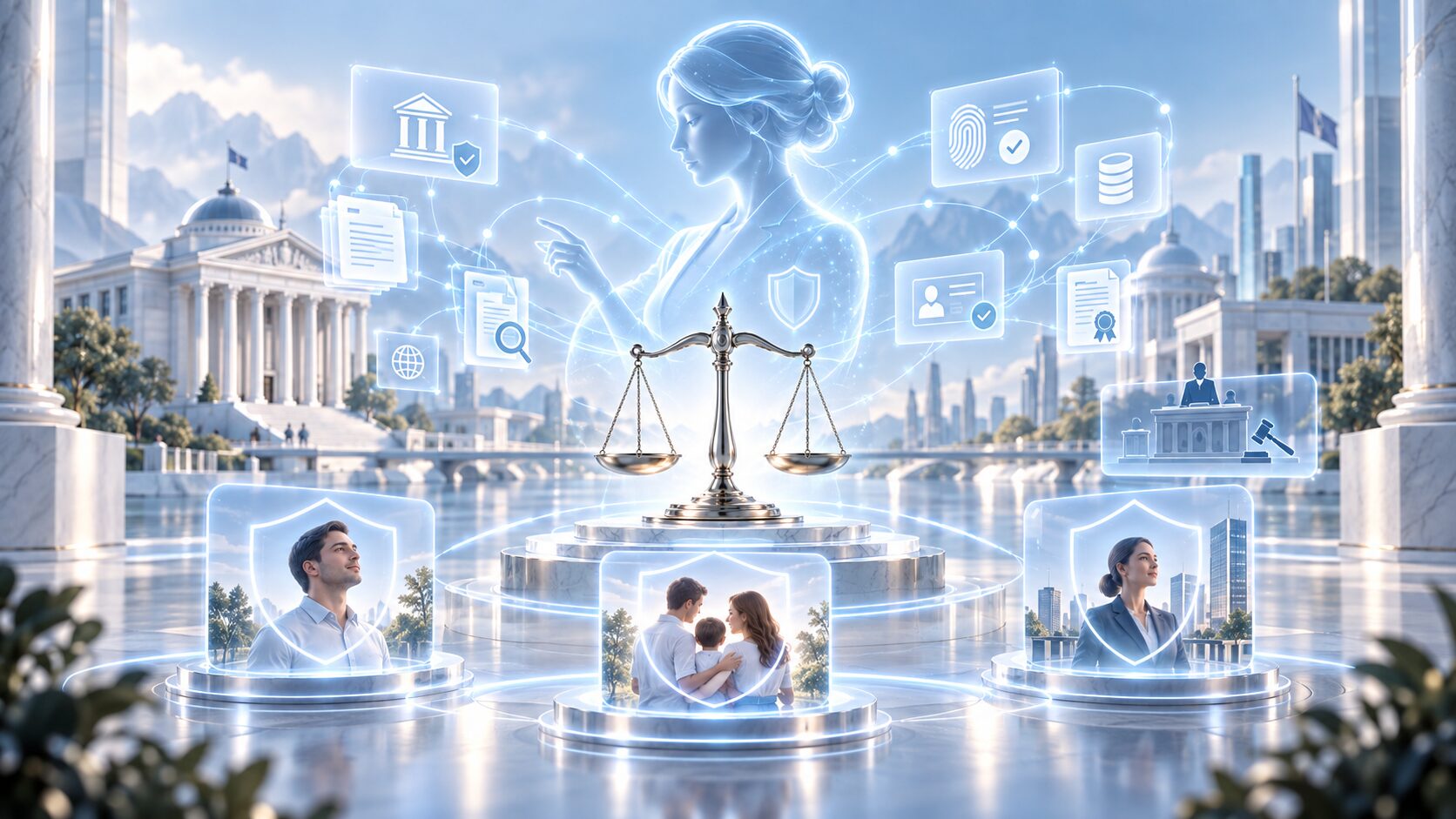Justitia-Waage und MetaCore Legal Persona — Kontext, Quellen und menschliche Autorität rund um den Fall.