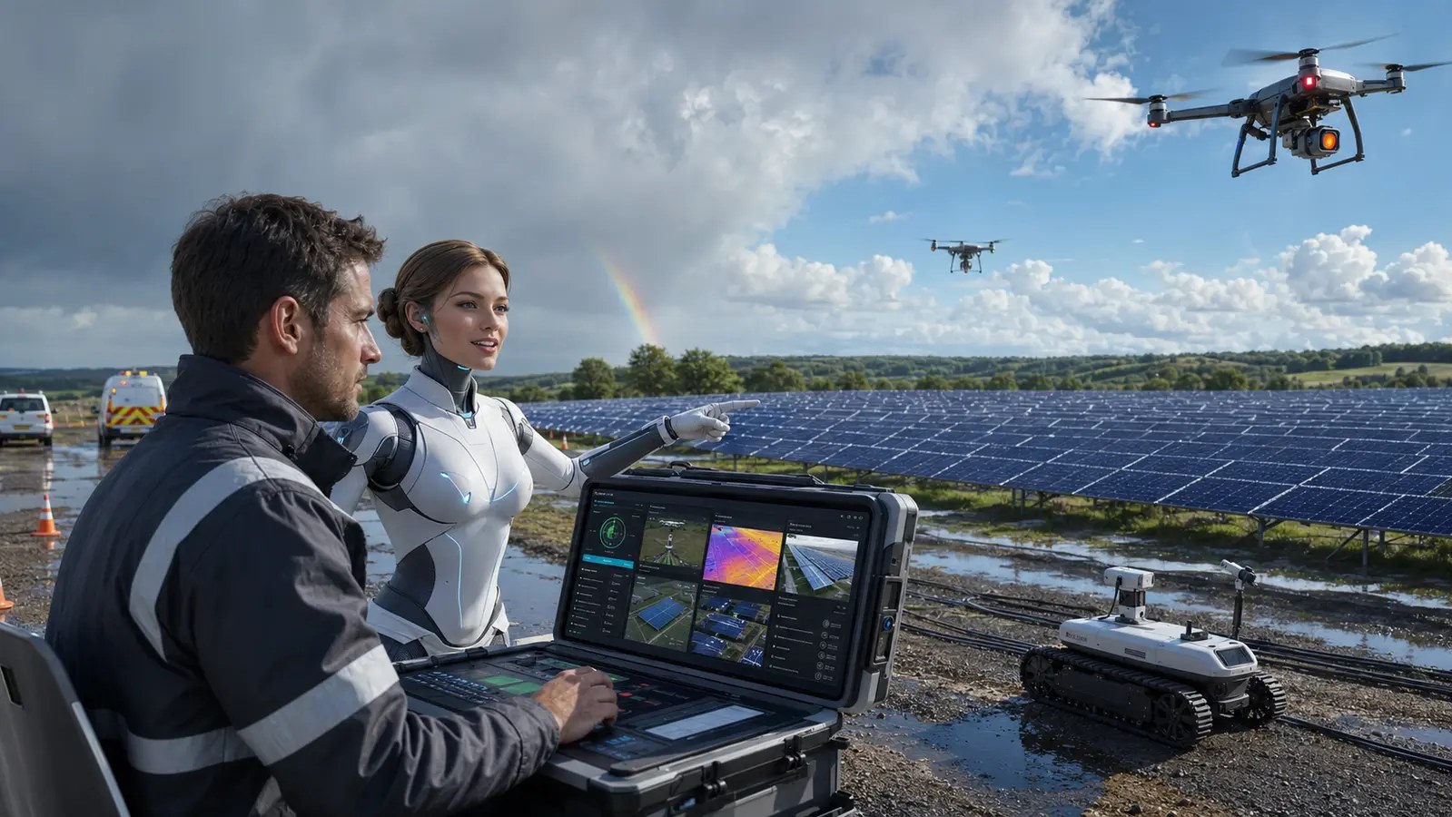 Ziviles Inspektionsnetz — Operator und MetaCore koordinieren das Field-System in einem sicheren Betriebskontext.